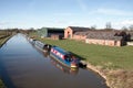 Canal House Narrow Boats Royalty Free Stock Photo