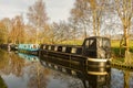 Canal House Boats Royalty Free Stock Photo