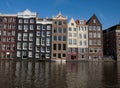 Canal houses, Amsterdam Royalty Free Stock Photo