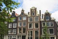 Canal houses in amsterdam Royalty Free Stock Photo