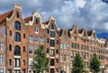 Canal houses Amsterdam Royalty Free Stock Photo