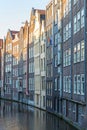 Canal Houses Amsterdam Royalty Free Stock Photo