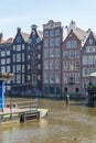 Canal Houses Amsterdam Royalty Free Stock Photo