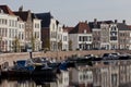 Canal houses in medieval Middelburg, The Netherlands