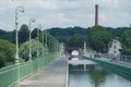 Canal LatÃÂ©ral de Briare crosses the river Loire