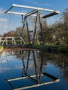 Canal Lift Bridge Royalty Free Stock Photo