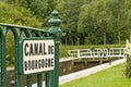Canal lock from Canal de Bourgogne.