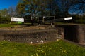 Canal Lock at Lapworth, UK Royalty Free Stock Photo