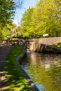 Canal Lock at Lapworth, UK Royalty Free Stock Photo