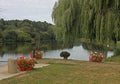 Canal Lock on the Nantes to Brest Canal Royalty Free Stock Photo