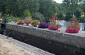 Canal Lock on the Nantes to Brest Canal Royalty Free Stock Photo