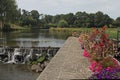 Canal Lock on the Nantes to Brest Canal Royalty Free Stock Photo