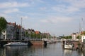 Canal in Middelburg, Holland Royalty Free Stock Photo