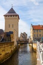 Canal in the old town of Valkenburg, Netherlands