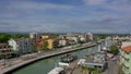 The Canal Port of Bellaria Igea Marina in the Romagna Riviera, Italy