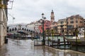 Canal and Realto bridge in Venice, Italy Royalty Free Stock Photo