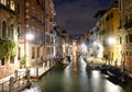 Canal Rio de la Fornace in the Venetian quarter of Dorsoduro at Royalty Free Stock Photo