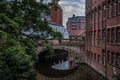 Canal with riverside buildings in York