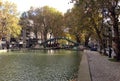 Canal Saint-Martin - Paris Royalty Free Stock Photo