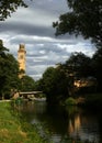Canal at Salt Mill, Saltaire Royalty Free Stock Photo