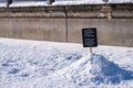 Canal Skateway sign: Stay on maintained surface