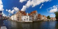 Canal Spiegelrei, Bruges, Belgium Royalty Free Stock Photo