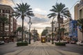 Canal Street in New Orleans Royalty Free Stock Photo