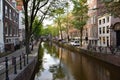 The canal streets of Amsterdam, Holland, the Netherlands