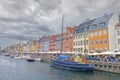 Copenhagen, Denmark, Nyhavn is an iconic place in capital city