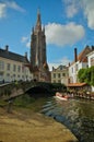 Canal tour of Bruges