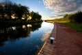 Canal and towpath