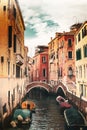Canal in Venice, Italy scenic view