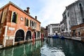 canal in venice, photo as a background