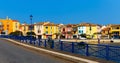 Canal at village of Martigues, France Royalty Free Stock Photo