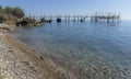 Costa dei Trabocchi, Punta Canale in Vasto, Abruzzo, Italy Royalty Free Stock Photo