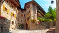 Canale di Tenno - beautiful medieval Village in Italy, near the lake Lago di Garda Royalty Free Stock Photo