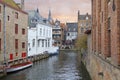 Belgium, Bruges canals.