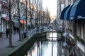 Canals in Delft Royalty Free Stock Photo