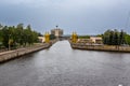 Canals on the Dnieper River in the city of Zaporozhye?