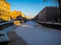 Canals of St. Petersburg Royalty Free Stock Photo