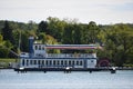 The Canandaigua Lady cruise boat on Canandaigua lake in New York State Royalty Free Stock Photo
