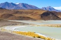 Canapa Lagoon in the Andes, Bolivia