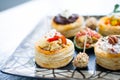 Canapes gourmet food VARIETY Royalty Free Stock Photo