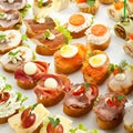 Canapes Royalty Free Stock Photo