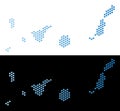 Canarian Spain Islands Map Hex-Tile Scheme