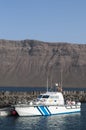 La Graciosa, port, fish, Caleta de Sebo, Atlantic Ocean, volcanic, landscape, cruising, Lanzarote, Canary Islands, Spain