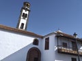 Catholic Church of Immaculate Conception. Perspective and underside view of a parish church with a