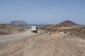 La Graciosa, 4x4, off road, desert, volcanic, landscape, dirt road, off road, exploring, Lanzarote, Canary Islands, Spain