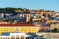 Lisbon Old town from MS Iona