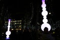 Canary Wharf Christmas lights in London 2020
